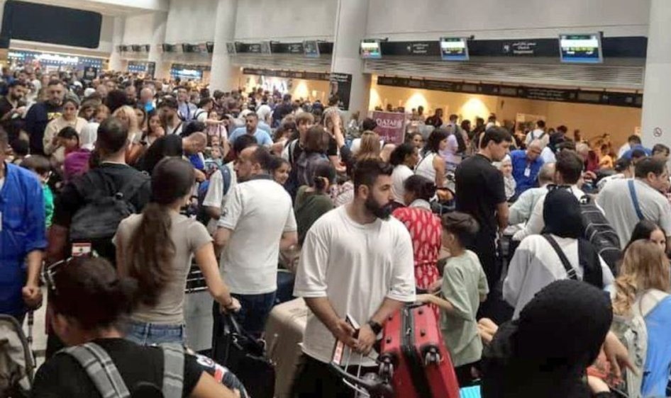 Aeroporti i Bejrutit ne kaos, libanezet largohen nga frika e luftes me Izraelin